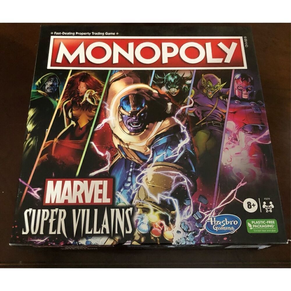 HASBRO - NWT Monopoly Marvel Super Villains Edition. Sealed Box - Picture 11 of 14